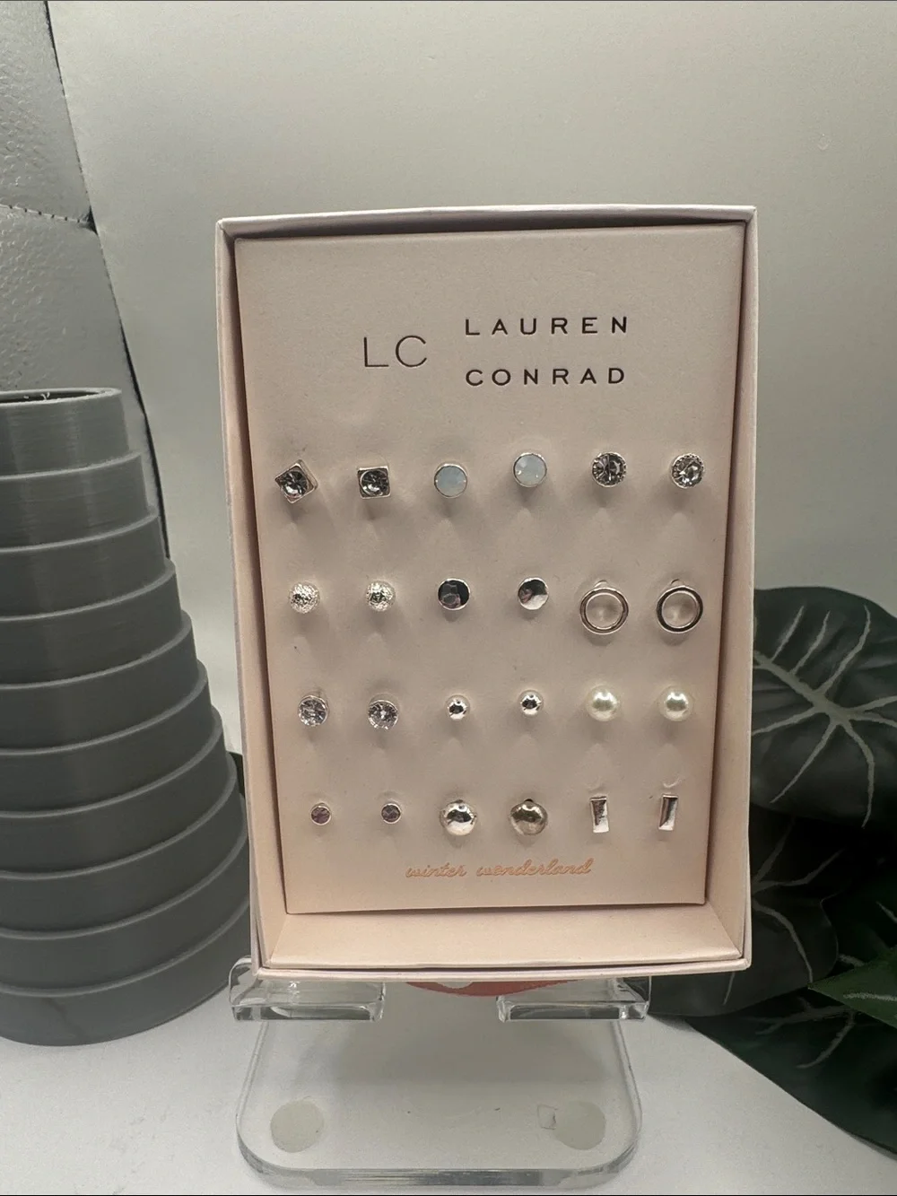 LC Lauren Conrad 12-Pair Stud Earring Set (BR222 B-N)